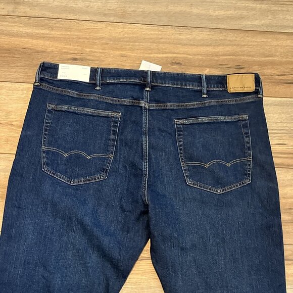 NWT American Eagle AE Original Bootcut Denim Jeans SZ 42x32 Blue Airflex Stretch - Picture 8 of 12